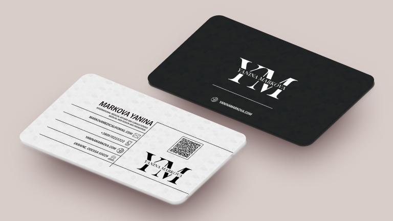 Business card Yanina Markova