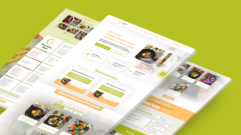 Landing page Nutrition Meal