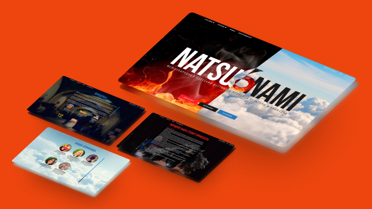 Multipage site Natsu Nami